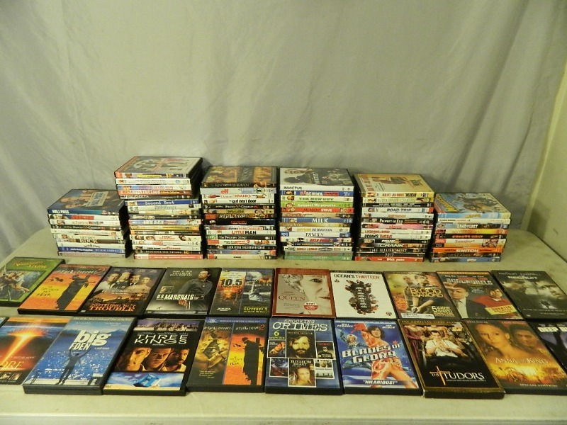 lot 83 image: 100 Dvds
