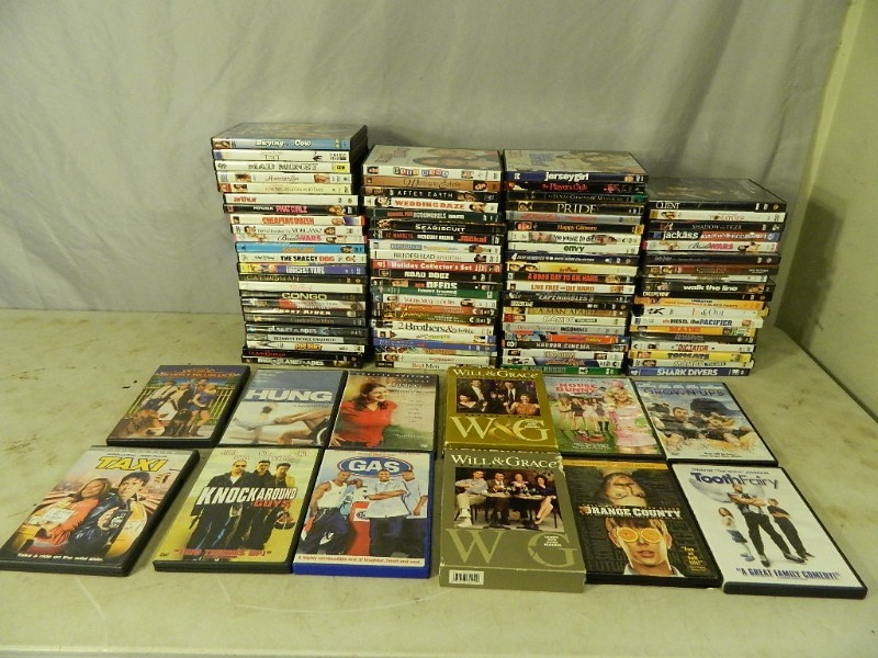 lot 84 image: 100 Dvds