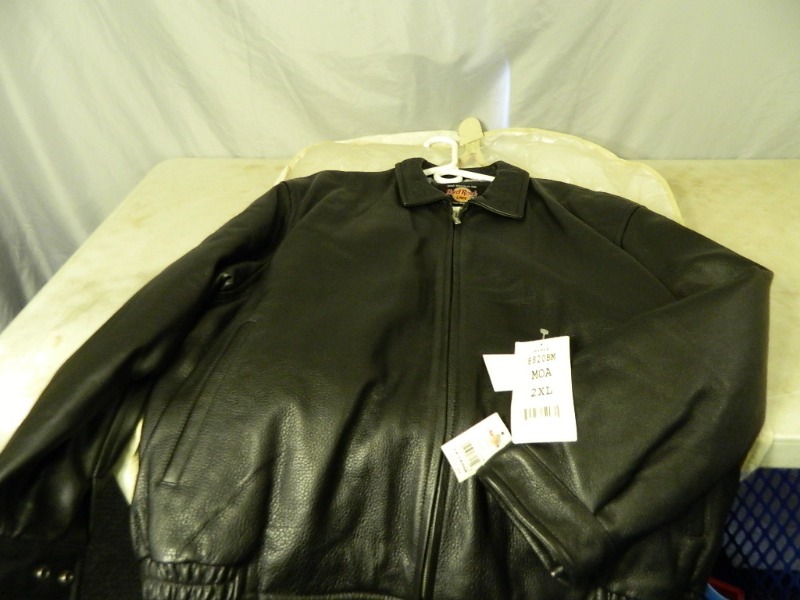 lot 103 image: New with Tags Hard Rock Leather Jacket