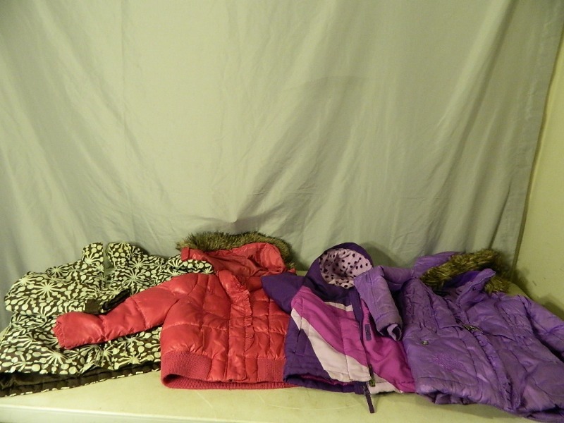 lot 137 image: 4 Girls Winter Jackets