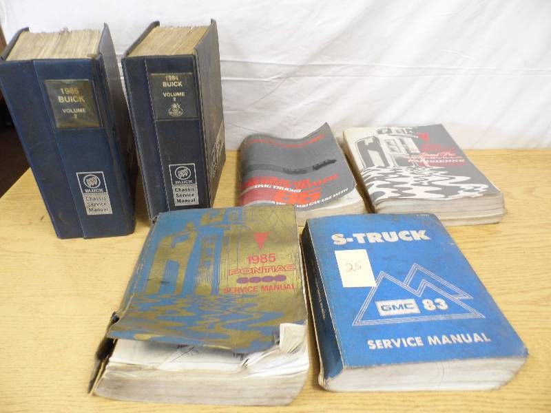 1980s Vehicle Service Manuals