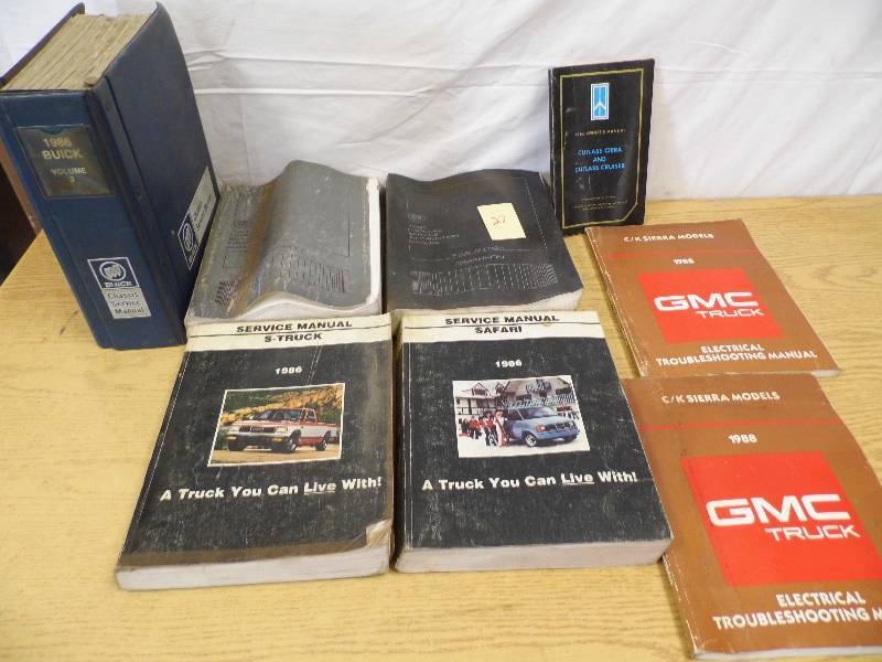 1980s Vehicle Service Manuals