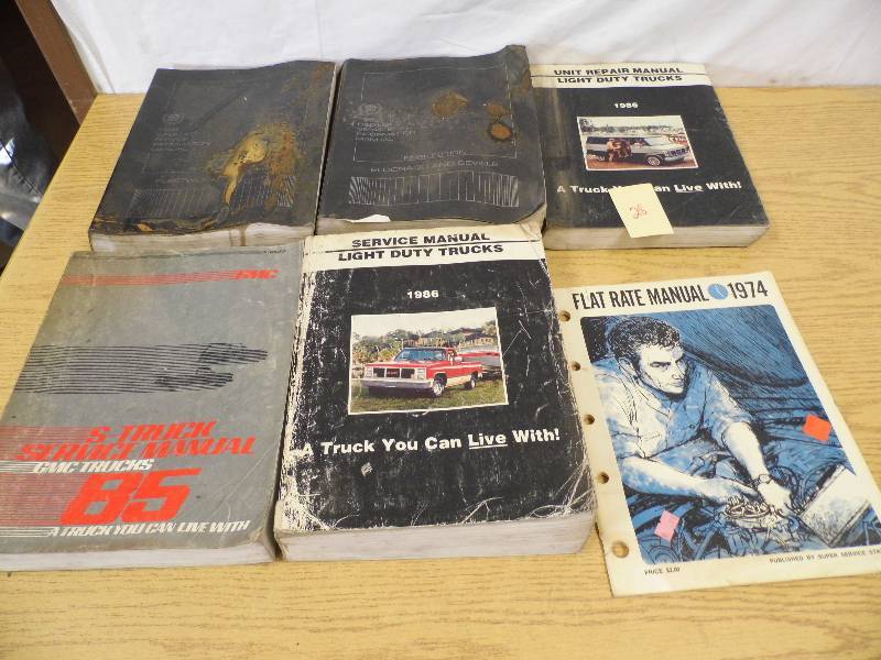1980s Vehicle Service Manuals