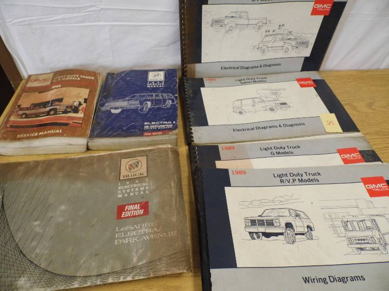1980s Vehicle Service Manuals