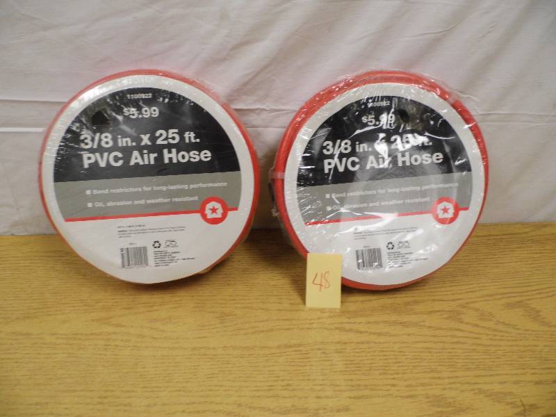 2 New PVC Air Hoses