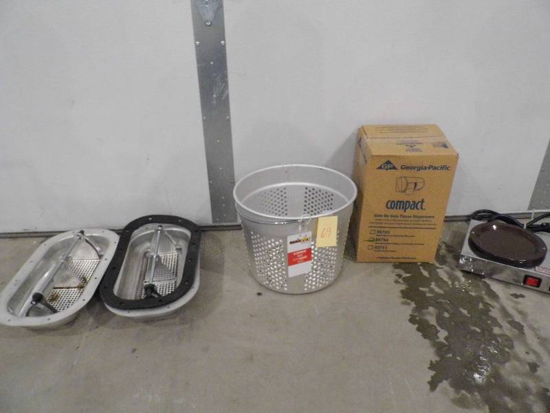 New Fryer Basket - Tissue Dispenser