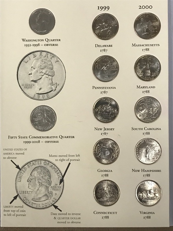 Fifty State Commemorative Quarters Le Lifetime Coin Collection Part Vi K Bid