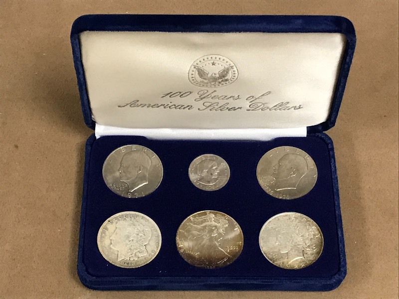 lot 8 image: 100-Years Of American Silver Dollar...