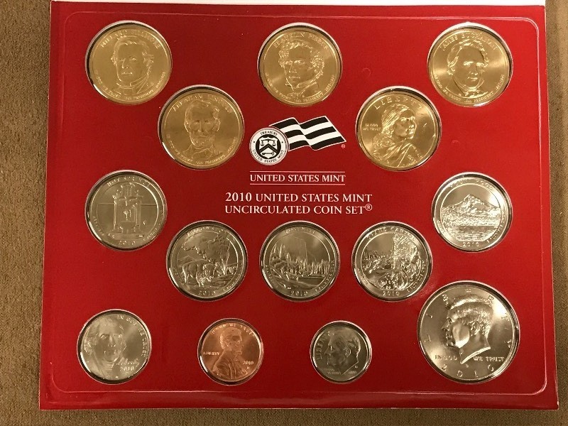 lot 12 image: 2010 Denver Mint U.S. Uncirculated ...