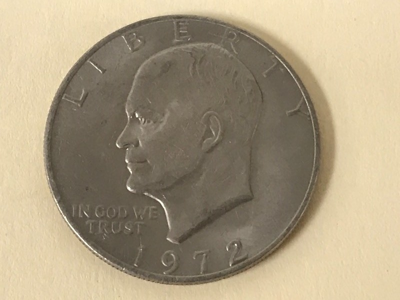 lot 22 image: 1972 Eisenhower Dollar ...