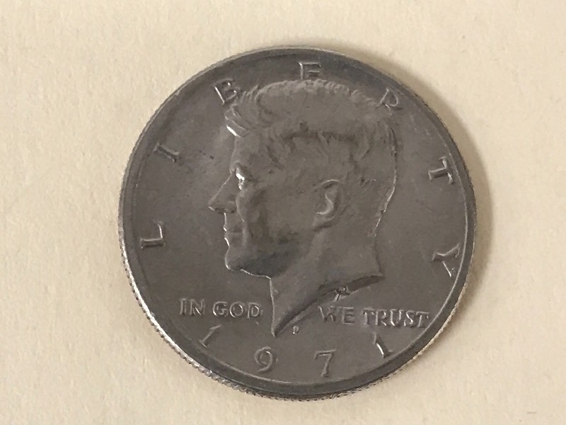 lot 30 image: 1971-D Jefferson Half Dollar ...