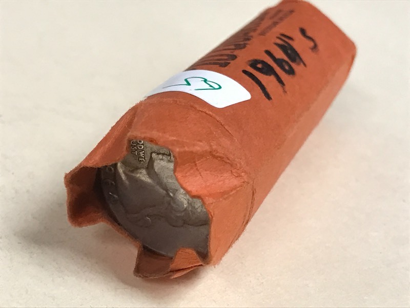 lot 65 image: Roll Of 1964s Washington Quarters ...