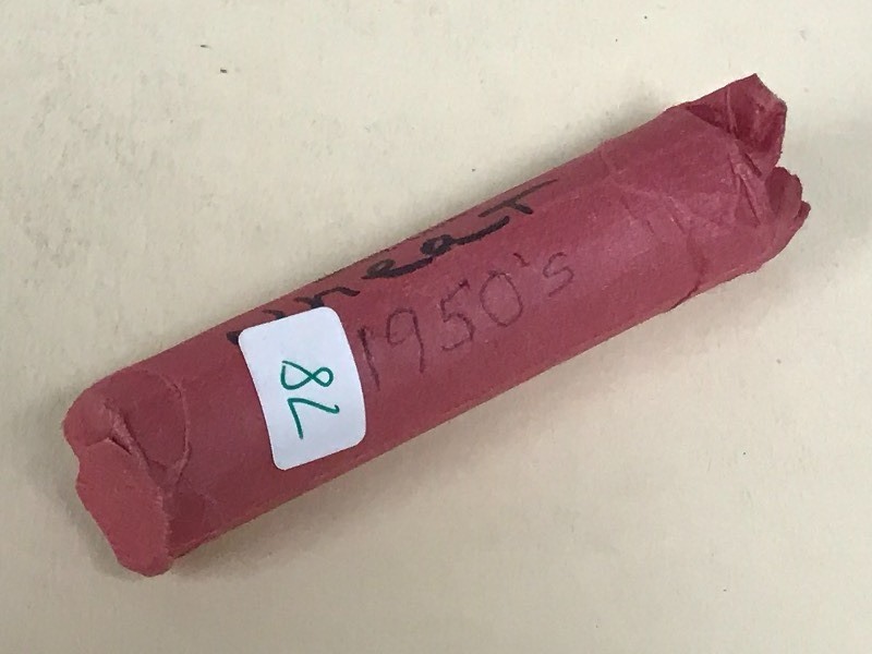 lot 78 image: Roll Of 1950s Pennies ...