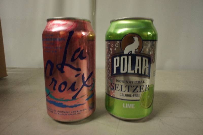 Lot of 29 Assorted Cans of Flavored Water 12 oz Per Can