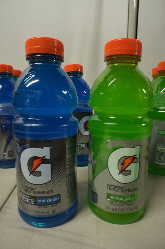 Lot of 16 Assorted Bottles of Gatorade 20 oz Per Bottle