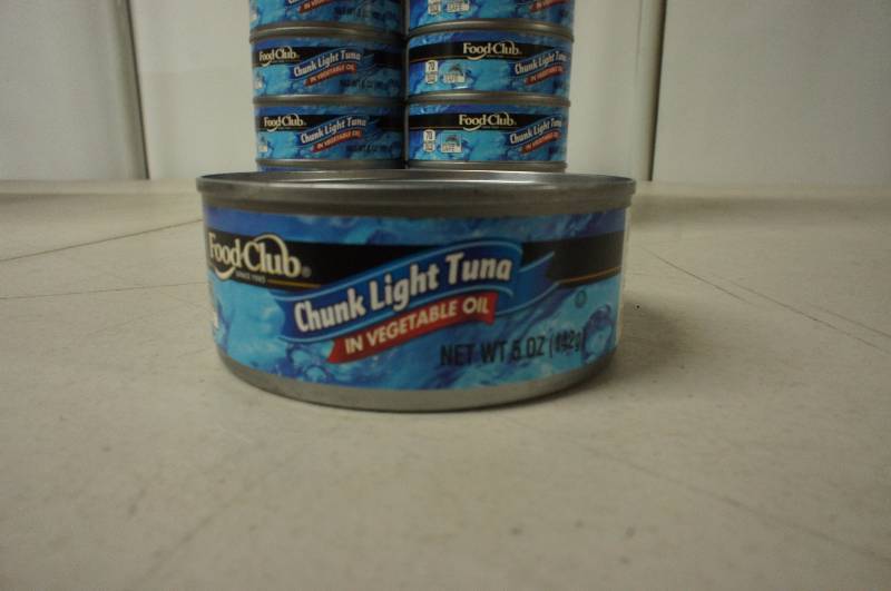 Lot of 20 Cans of Food Club Chunk Light Tuna in Vegetable Oil  5 oz Per Can - Exp 819