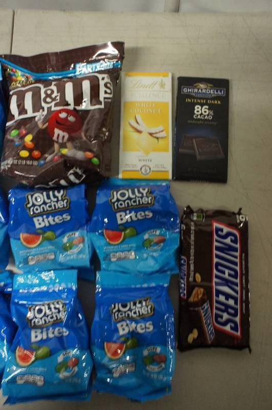 Lot of 25 Packages of  Assorted Candy