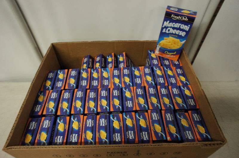 Lot of 48 Food Club Macaroni & Cheese Dinner, Original Real Cheese