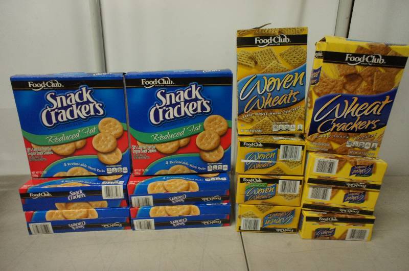 Lot of 14 Assorted Crackers and Snacks