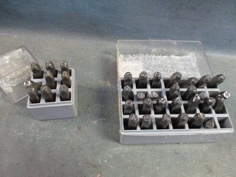 lot 22 image: 14 Standard Letters & Numbers Stamps
