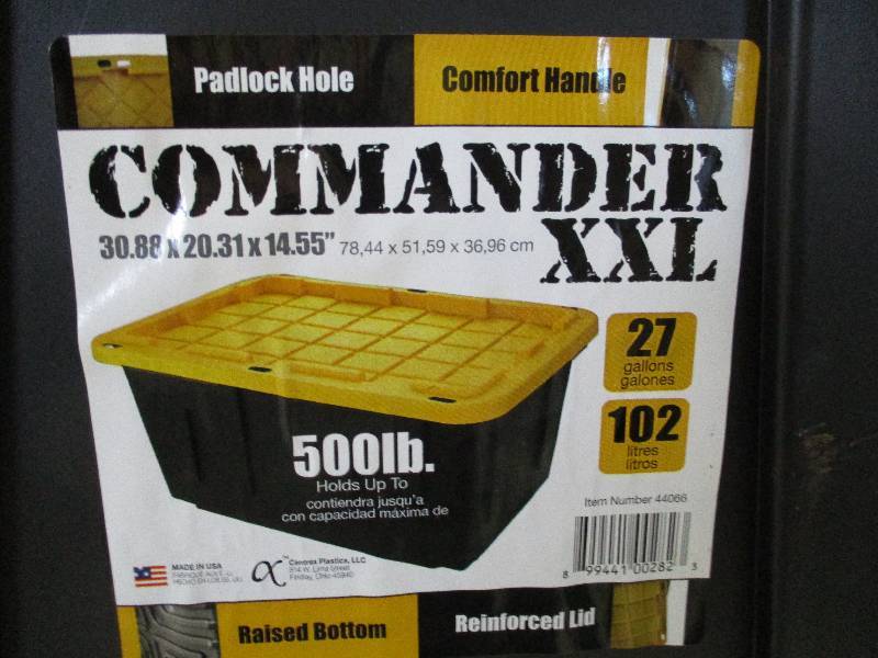 2 Commander XXL Totes Antiques, Collectibles, Tools and More! KBID