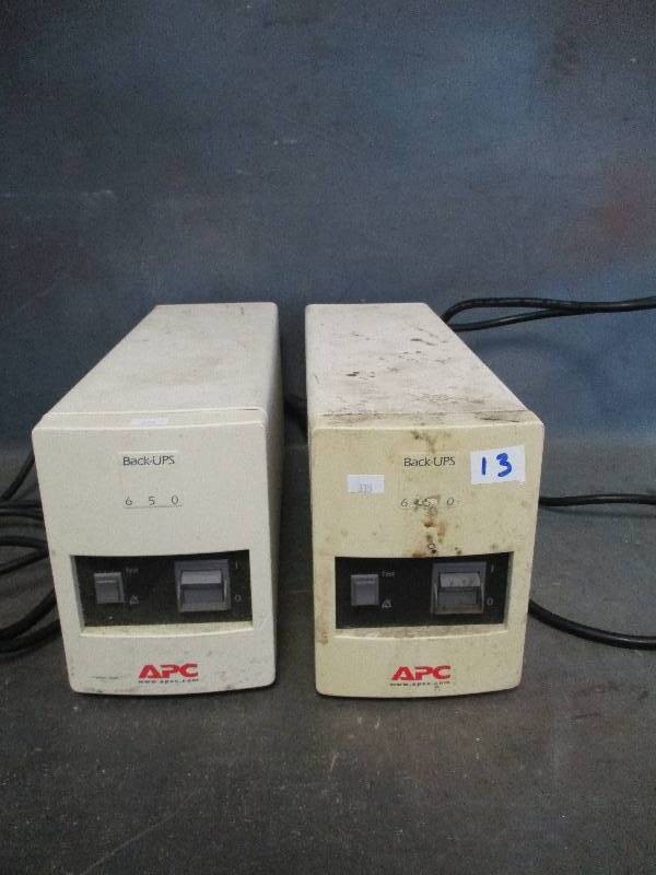 lot 13 image: Back Up Power Supplies