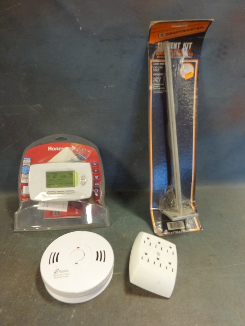 lot 124 image: Smoke Alarm, Thermostat & More