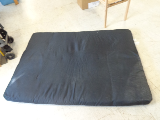 lot 128 image: Futon Mattress & Laundry Basket