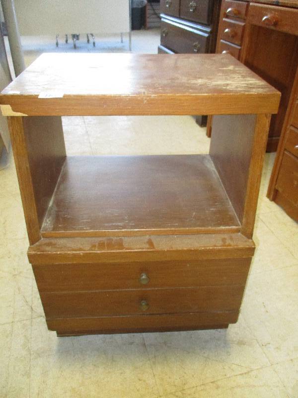 lot 166 image: Wood Night Stand