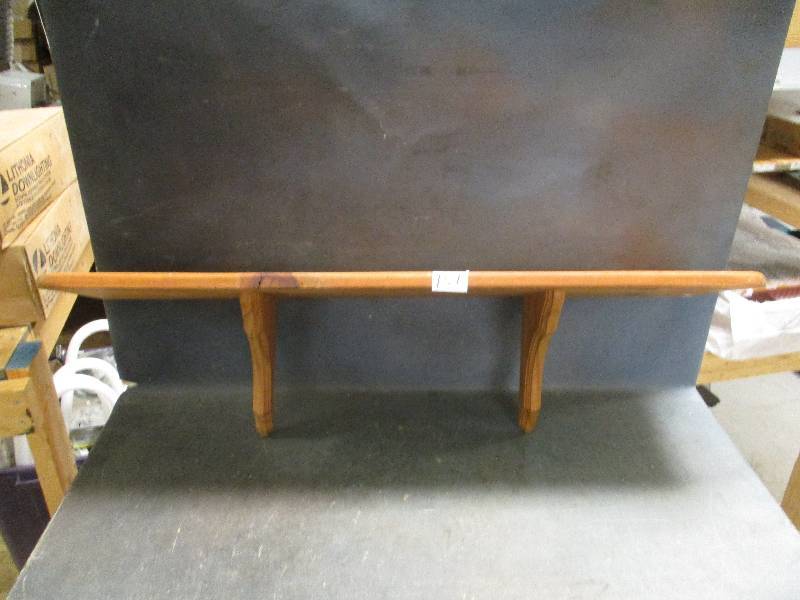 lot 151 image: Wood Wall Shelf
