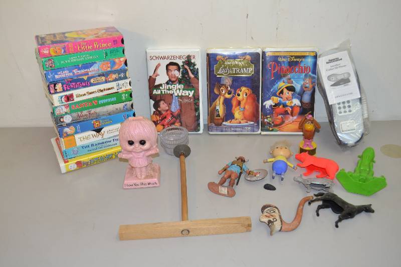 lot 109 image: Vintage Toys, VHS Tapes