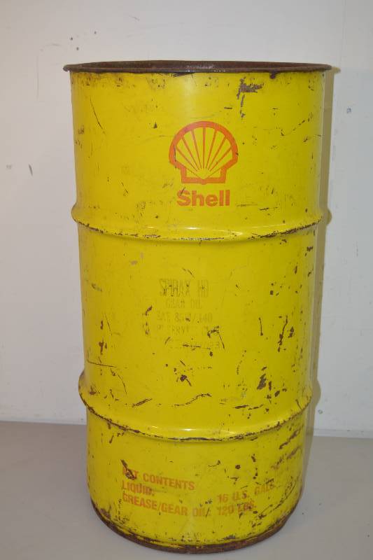 lot 159 image: Shell Oil Drum