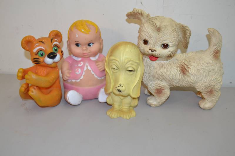 lot 40 image: Rubber Squeaky Toys