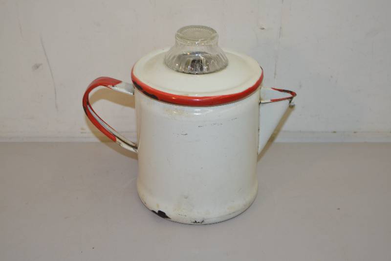 lot 59 image: Enamelware Coffee Pot