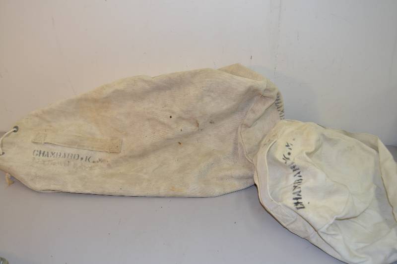 lot 62 image: Heavy canvas bags