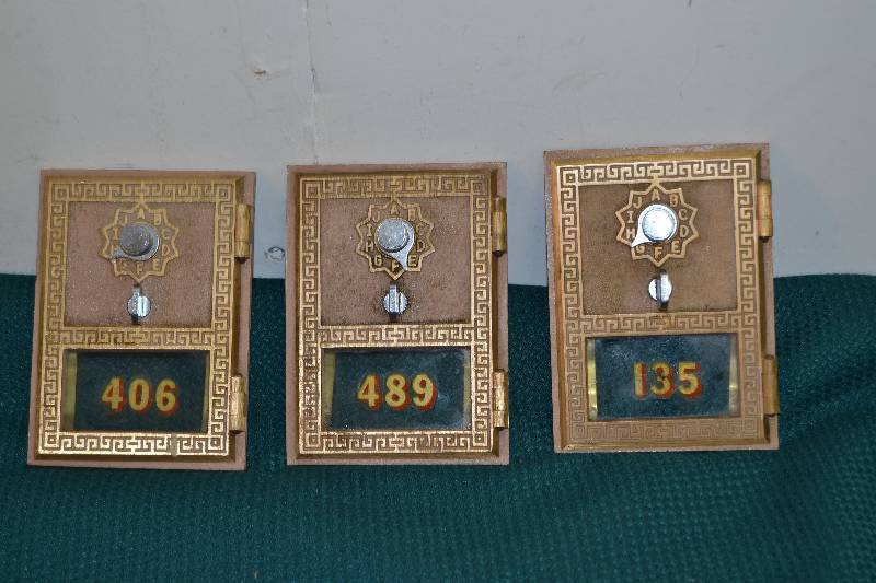 lot 67 image: Post Office Box Doors
