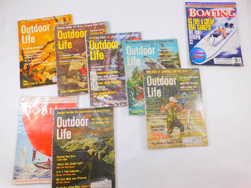 lot 50 image: Lot of 60s Outdoor Life Magazines