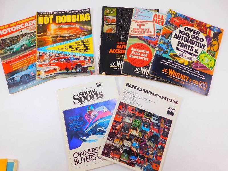 lot 56 image: Lot of Vintage 1970s Auto and Snowmobile Magazines
