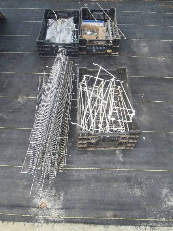 lot 59 image: Variety of Wire ShelvingRackingStands