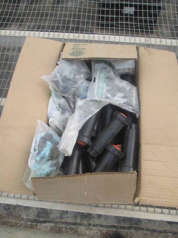lot 83 image: Box of Sprinkler Irrigation Heads
