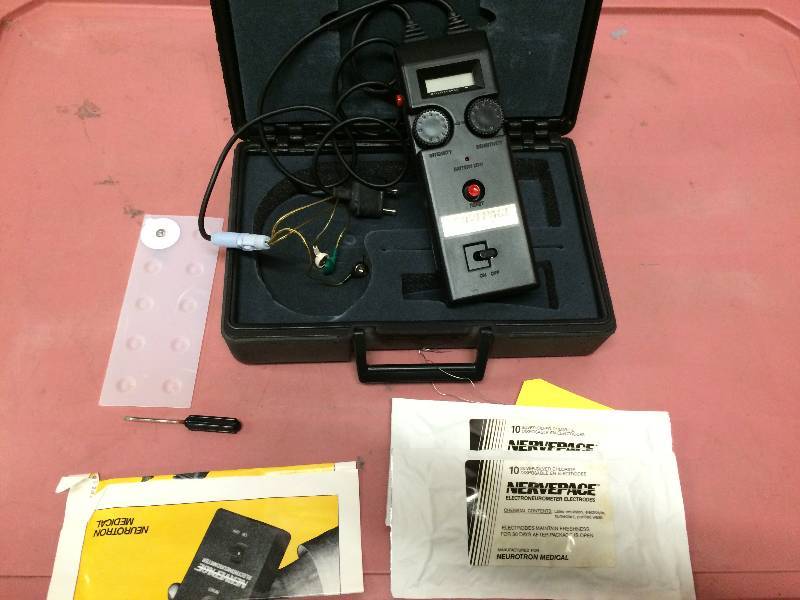 lot 7 image: Retails Used $200 NEUROTRON MEDICAL NERVEPACE MODEL S-100 NERVE CONDUCTION MONITOR KIT