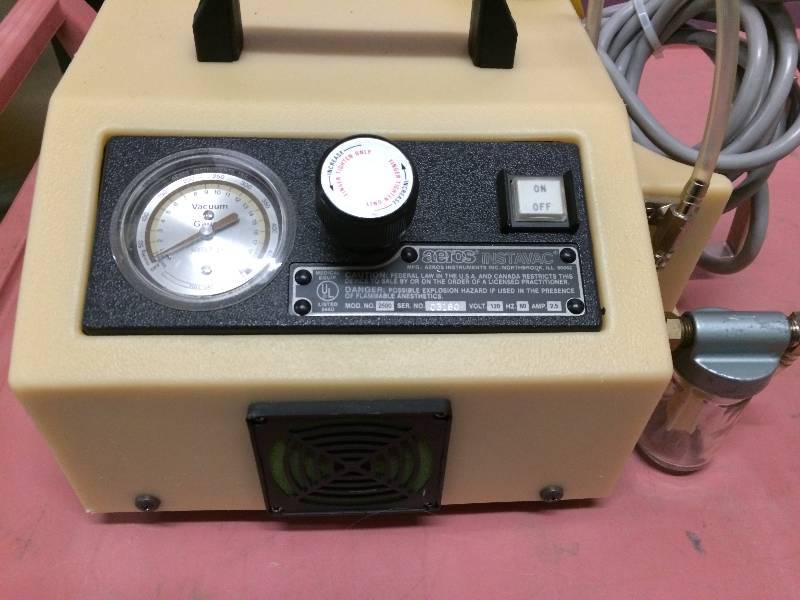 lot 22 image: Retail USED $300 Portable Aeros Instavac Endoscopic Surgical Aspirator Vacuum Suction Pump URgent Care Medical Clinic & Hospital Use - Excellent Condition