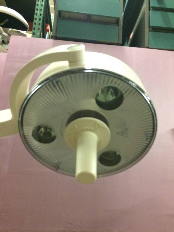 lot 45 image: Wow Retails USED $300 Welch Allyn LS200 Lab Medical 3-Lamp Procedure Mobile Multi-adjustable Examination Light Lamp