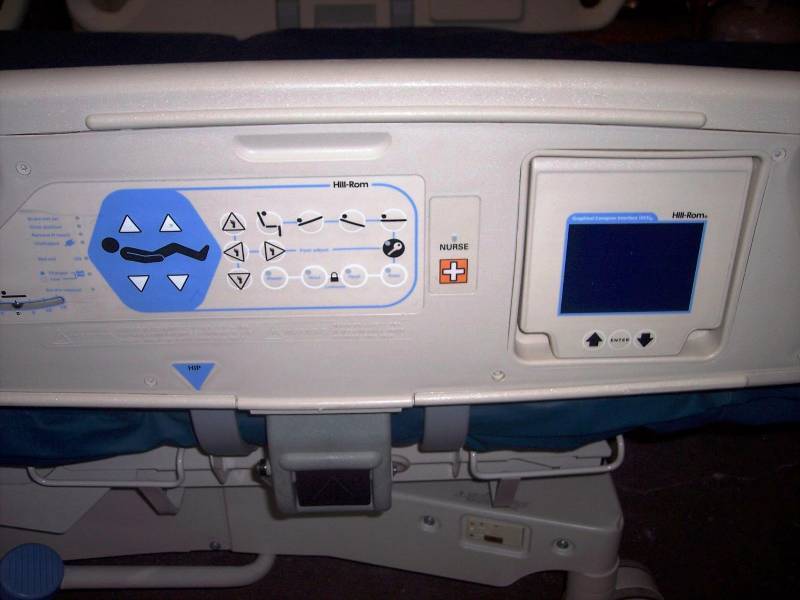 lot 82 image: Retails Used $2500 This Bed Can Do Everything THIS IS OUR SECOND & MAYBE FINAL ONE OF THESE BEDS Hill-Rom P1900 Totalcare Intellidrive Power Hospital Bed Patient Bed W Comfort Foam Mattress WOW Can Weigh The Patient Too Great Condition