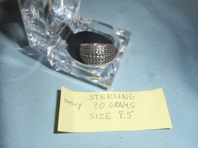 STERLING 9.0 GRAMS STERLING RING