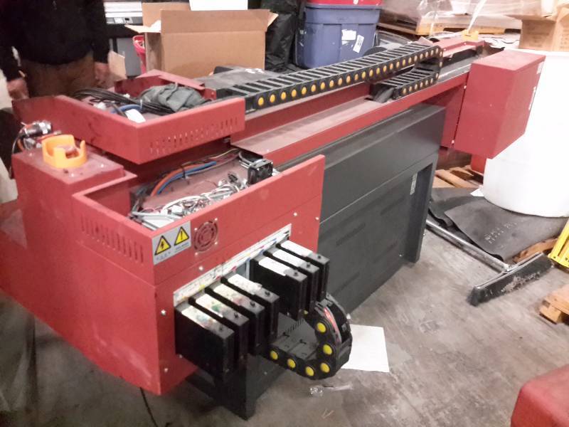 lot 1 image: XENOUS Flat Bed Printer