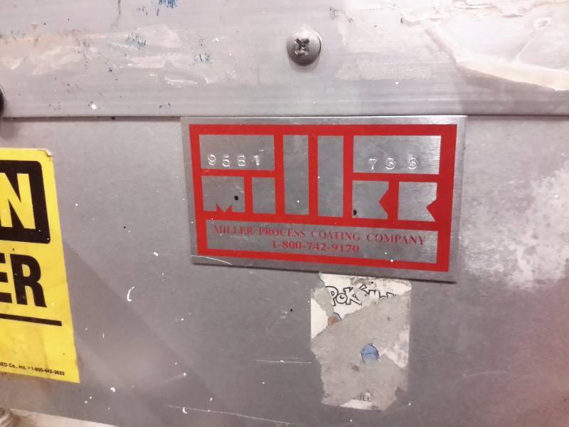 lot 4 image: Miller Single Color Screen Printing Machine
