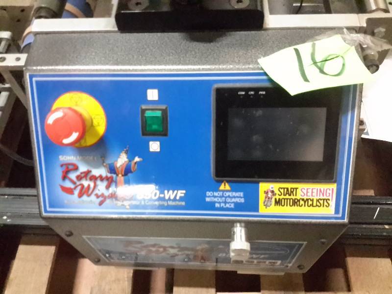 lot 16 image: Sohn, Rotary Wizard Label Cutting Machine