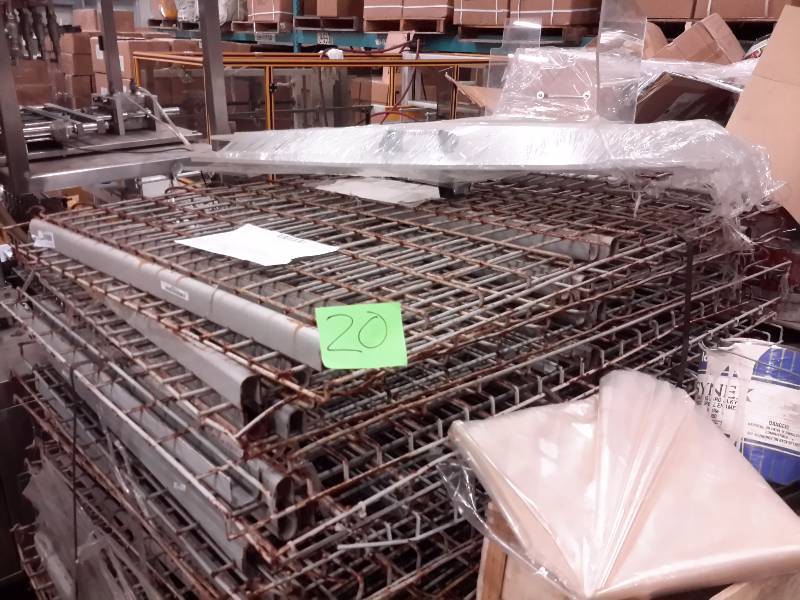 lot 20 image: Approx 30, Metal Pallet Shelves