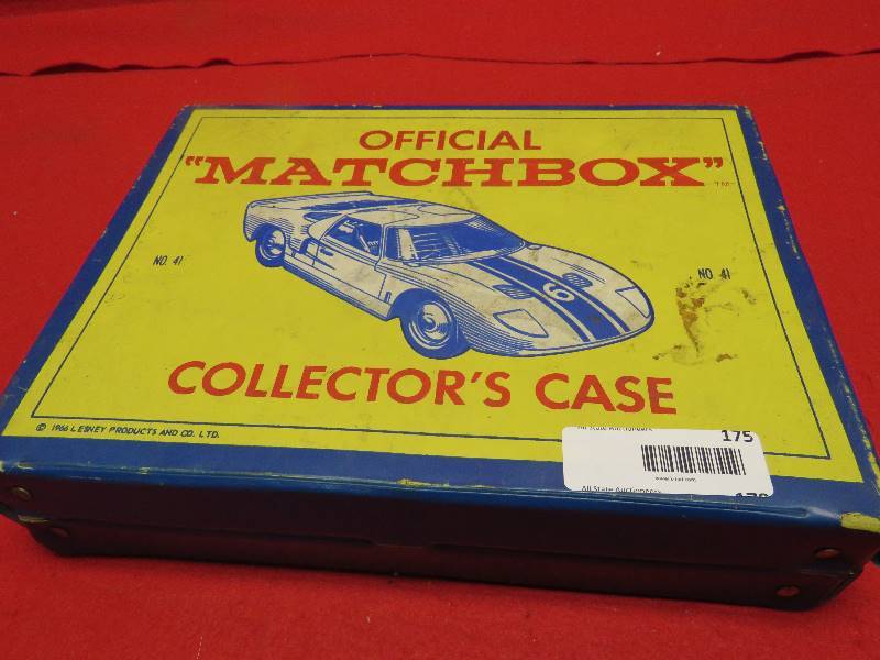 Vintage Matchbox Collectors Case